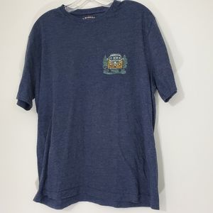 G.H. Bass & Co. Gray Road Trip Renegade Tee, Size Medium